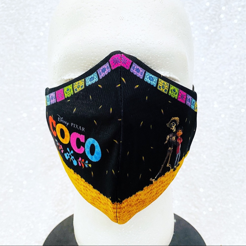 pixar coco child face mask